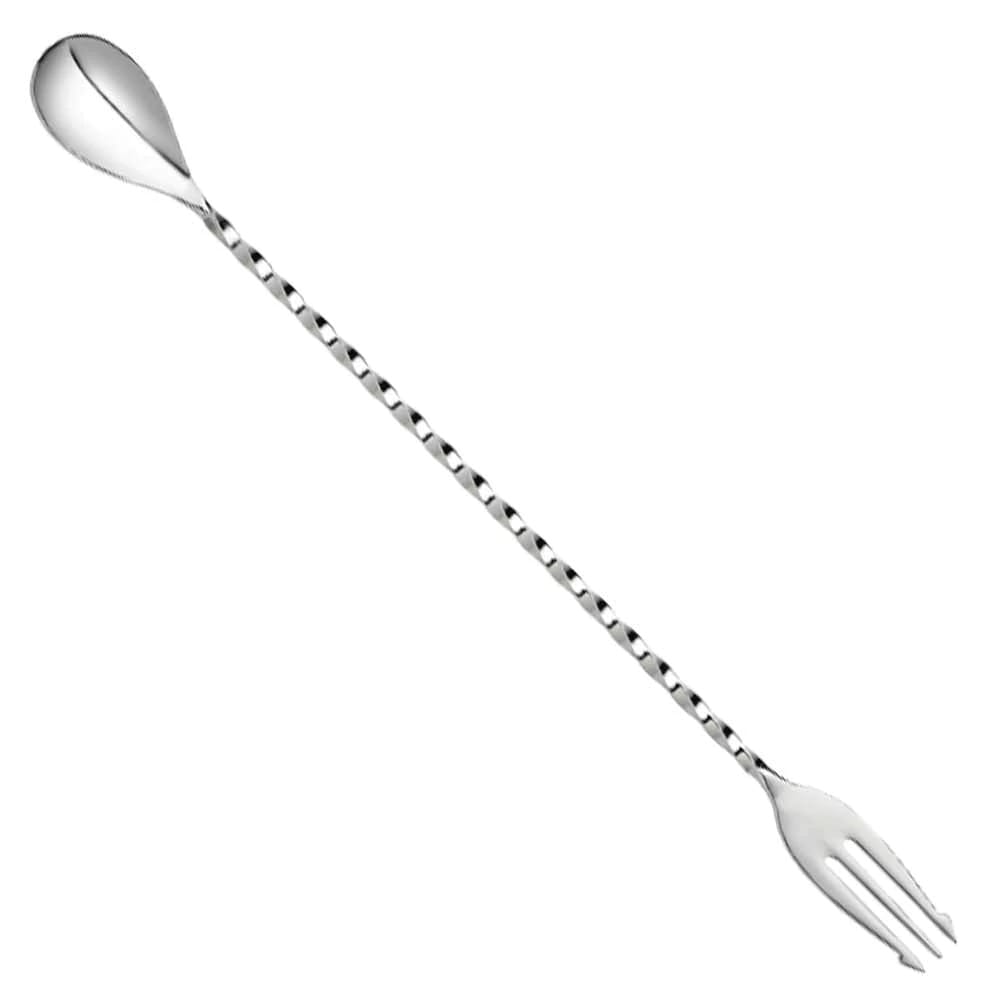 TWISTED SPOON WITH FORK
